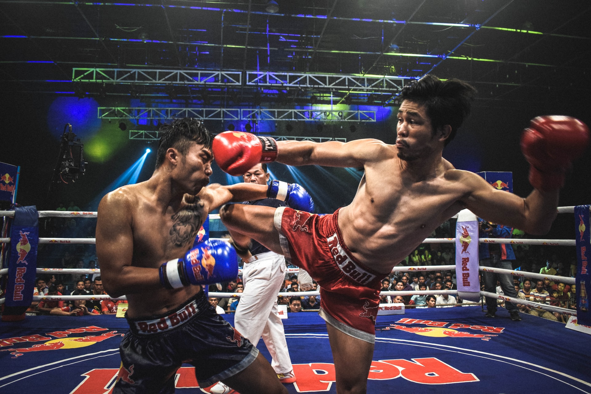 Thaiboxer im Ring